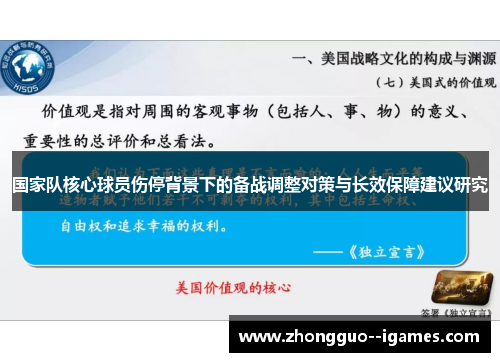 国家队核心球员伤停背景下的备战调整对策与长效保障建议研究